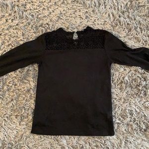 Black spring/ fall shirt